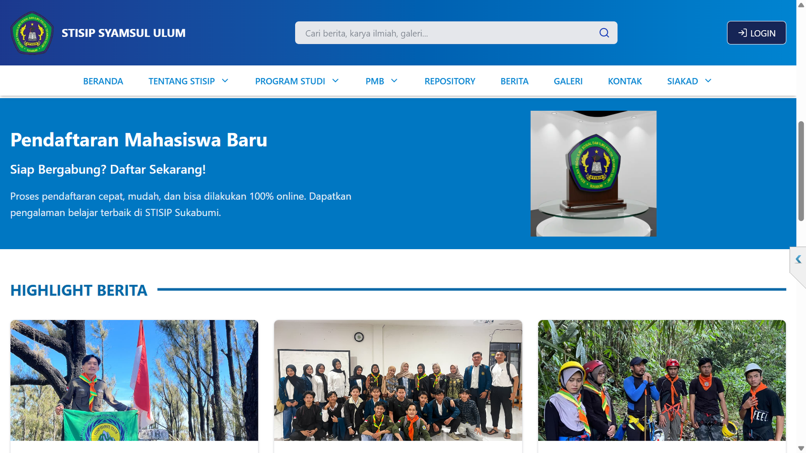 CMS STISIP Syamsul Ulum Kota Sukabumi